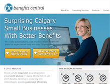 Tablet Screenshot of benefitscentral.ca